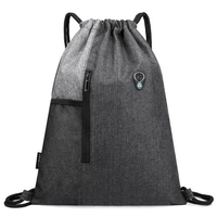 Sac de sport avec écouteurs Jack Sac à dos avec cordon de serrage