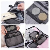 Sac de Toilerie portable de grande capacité avec sac de voyage à crochet suspendu
