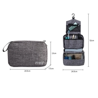 Sac de Toilerie portable de grande capacité avec sac de voyage à crochet suspendu