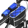 Sac de tube supérieur de vélo de vélo avec housse de pluie sac de sacoche de cadre avant de vélo de montagne étanche