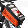 Sac de vélo 2.5L sac de cadre de vélo étanche sac de téléphone portable à écran tactile sac de vélo accessoires de vélo de route