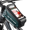 Sac de vélo 2.5L sac de cadre de vélo étanche sac de téléphone portable à écran tactile sac de vélo accessoires de vélo de route