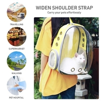 Sac de voyage pour chien avec sac à dos transparent conçu pour la randonnée en plein air