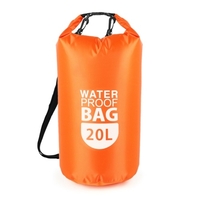Sac flottant étanche en PVC sac sec en rouleau sac sec 10L / 20L sac de rangement pour sports nautiques sac sec léger