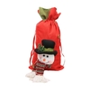 Sac fourre-tout de bonbons de Noël Bonhomme de neige Père Noël Motif de wapitis Sacs fourre-tout réutilisables Sac fourre-tout cadeau Joyeux Noël Thanksgiving Day Mariage Vacances Festivals Cadeau Sac de bonbons