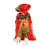 Sac fourre-tout de bonbons de Noël Bonhomme de neige Père Noël Motif de wapitis Sacs fourre-tout réutilisables Sac fourre-tout cadeau Joyeux Noël Thanksgiving Day Mariage Vacances Festivals Cadeau Sac de bonbons