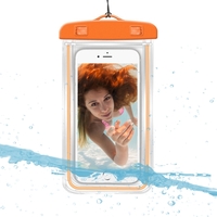 Sac lumineux de téléphone intelligent universel de PVC Waterprooof de fluorescence pour tous les téléphones