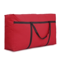 Sac mobile Extra Large avec fermetures à glissière et poignées de transport sac de rangement Oxford robuste sac réutilisable pliable pour livres couette jouets dortoir collège déménagement Camping randonnée