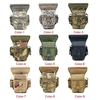 Sac multifonctionnel tactique de jambe de baisse Vélo en plein air vélo cuisse Pack taille sac