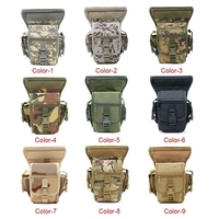 Sac multifonctionnel tactique de jambe de baisse Vélo en plein air vélo cuisse Pack taille sac