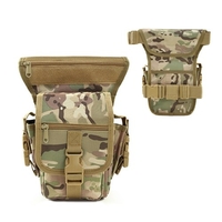 Sac multifonctionnel tactique de jambe de baisse Vélo en plein air vélo cuisse Pack taille sac
