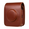 Sac Portable en cuir PU avec bandoulière Compatible avec appareil photo instantané Fujifilm Fuji Instax SQ20