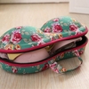 Sac portatif de soutien-gorge de boîte de rangement de sous-vêtements de modèle coloré avec la maille et la poignée pour la forme physique de voyage