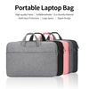 Sac pour ordinateur portable multifonctionnel 15, 6 pouces étui pour ordinateur portable étanche en nylon sac pour ordinateur portable porte-documents loisirs affaires sac à main rose