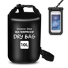 Sac étanche étanche et étui pour téléphone Roll Up Dry Sack & Phone Holder Sac seau de grande capacité pour le camping,  la natation à la dérive