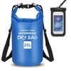 Sac étanche étanche et étui pour téléphone Roll Up Dry Sack & Phone Holder Sac seau de grande capacité pour le camping,  la natation à la dérive