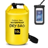 Sac étanche étanche et étui pour téléphone Roll Up Dry Sack & Phone Holder Sac seau de grande capacité pour le camping,  la natation à la dérive