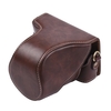 Sacoche de protection pour appareil photo en cuir PU vintage avec remplacement de la sangle pour Canon EOS M100