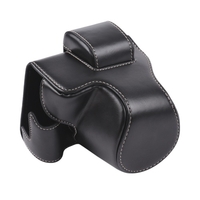 Sacoche de protection pour appareil photo en cuir PU Vintage avec remplacement de la sangle pour Canon EOS M5 M50 M50II