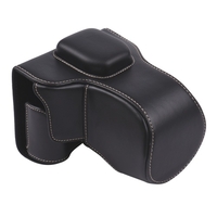 Sacoche de protection pour appareil photo en cuir PU Vintage avec remplacement de la sangle pour Fujifilm XT20 XT30