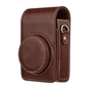 Sacoche de transport pour appareil photo portable en cuir synthétique avec remplacement de la bandoulière pour Sony RX100/RX100 II/RX100 III/RX100 IV/RX100V/RX100 VI/RX100 VII/ZV1 pour Ricoh GR2/GR3