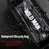 Sacoche de vélo Sac anti-pluie pour vélo Tube supérieur Sac de vélo Sac de vélo avec cadre à double fermeture à glissière