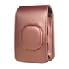 Sacoche pour appareil photo instantané de taille compacte en cuir PU avec bandoulière Compatible avec Fujifilm Fuji Instax mini LiPlay