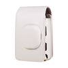 Sacoche pour appareil photo instantané de taille compacte en cuir PU avec bandoulière Compatible avec Fujifilm Fuji Instax mini LiPlay