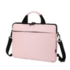 Sacoche pour ordinateur portable 13, 3 pouces Grande capacité Sac de protection pour ordinateur portable en tissu Oxford résistant aux rayures et aux éclaboussures Noir