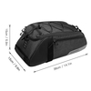 Sacoche pour support de vélo Sac de transport de vélo pour vélo à dossier arrière Hydrofuge