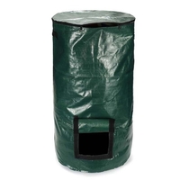 Sacs de déchets de jardin de 34 gallons Sac de compost organique Sac de compost de culture de légumes Jardinière de légumes avec poignées et rabat d
