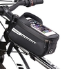 Sacs de montage de téléphone de vélo étanche sac de Tube supérieur de cadre avant avec étui de support de téléphone à écran tactile sac de rangement d