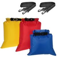 Sacs de rangement étanches ultralégers en plein air avec bretelles pour camping,  randonnée,  voyage,  dérive,  kayak,  navigation de plaisance,  plage