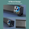 SADA V-199 USB Filaire Ordinateur Haut-Parleur Barre de Son Stéréo Subwoofer Puissant Lecteur de Musique Bass Surround Sound Box Entrée Audio 3, 5 mm pour PC Portable Smartphone Tablette MP3 MP4