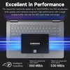 SAMSUNG 870 EVO 500GB 2.5 pouces SATA SSD Solid State Drive Interface SATA3.0 Vitesse de lecture et d