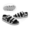 Sandales en caoutchouc antidérapantes Chaussures unisexes à conception à bout ouvert Chaussures plates confortables pour la randonnée Randonnée Mer Plage Camping
