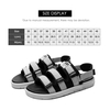 Sandales en caoutchouc antidérapantes Chaussures unisexes à conception à bout ouvert Chaussures plates confortables pour la randonnée Randonnée Mer Plage Camping