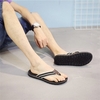 Sandales pour hommes Flip-Flop Slipper Chaussures Anti-Slip EVA Flip Flops Chaussures plates avec semelle confortable pour la maison intérieure extérieure Plage Mer
