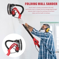 Sander mural de 710 W avec 14 disques de ponçonnage PCS Lumière LED