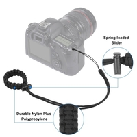 Sangle de poignet tressée PULUZ Curseur à ressort réglable Capacité de poids 18KG Tenir les caméras de sport Téléphones Prise sécurisée