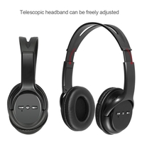 Sans fil BT casque Over-Ear mains-libres avec micro pour iPhone 7 Plus Samsung Galaxy autres périphériques BT