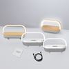 Sans fil charge veilleuse Support jouer musique rotatif support pour téléphone LED lampe de bureau tactile lumières 3 gradation lampe de chevet pour la maison table de chevet