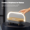 Sans fil charge veilleuse Support jouer musique rotatif support pour téléphone LED lampe de bureau tactile lumières 3 gradation lampe de chevet pour la maison table de chevet