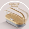 Sans fil charge veilleuse Support jouer musique rotatif support pour téléphone LED lampe de bureau tactile lumières 3 gradation lampe de chevet pour la maison table de chevet