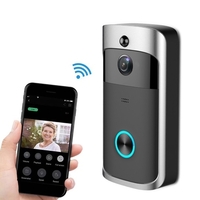 Sans fil Smart DoorBell 720P Caméra WiFi Visuel Vidéo Téléphone Sonnette De Porte Sonnette Audio Vidéo 2 Voies
