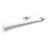 Sax de poche blanc Mini-saxophone portable Clé de C Petit Saxophone en plastique