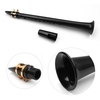 Sax de poche noir Mini-saxophone portable Clé de C Petit Saxophone en plastique