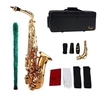 Saxophone Sax Eb Be Alto E Flat Brass Sculpté Pattern on Surface