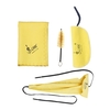 Saxophone Sax Nettoyage Care Kit 3pcs chiffon de nettoyage + embout buccal instrument de musique entretien outil