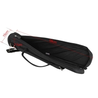 Saxophone soprano Sax sac affaire droite Type épaissir rembourré de mousse Non tissé intérieur tissu avec bandoulière réglable